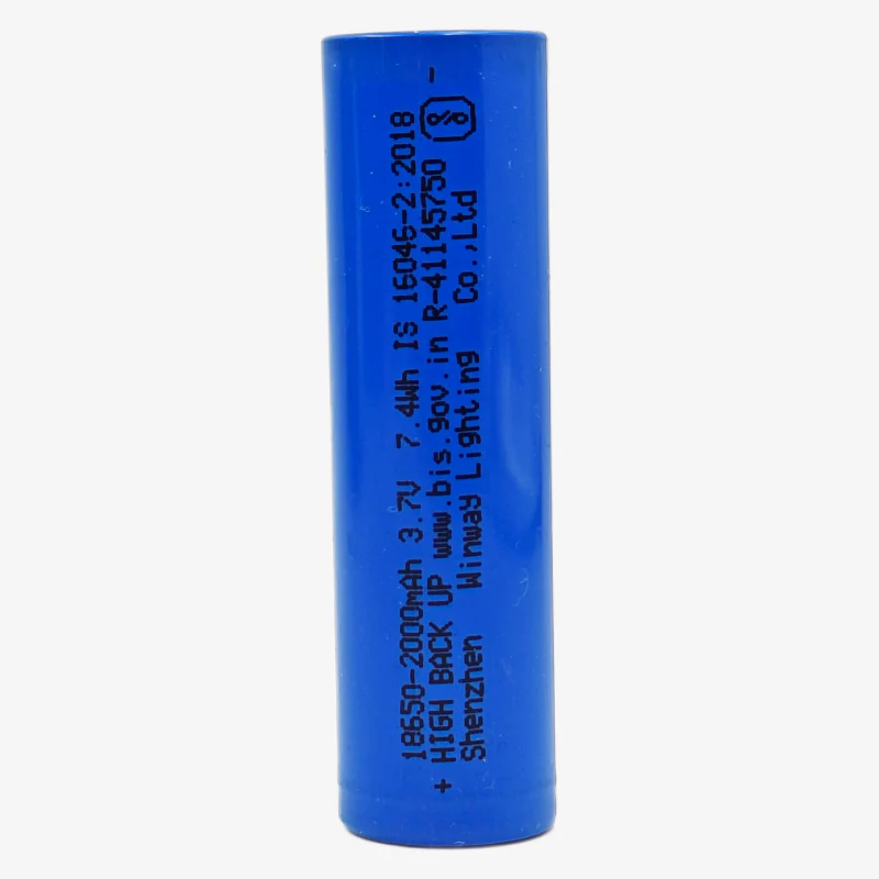 3.7V 18650 2000mAh 42 Grams Lithium-Ion Rechargeable Cell Original