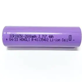 18650 3.7V 2000mAh Lithium-Ion Rechargeable Cell 29 grams
