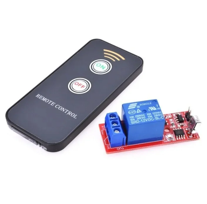 DC 12V 1 Channel Relay Module Infrared IR Remote Switch Control