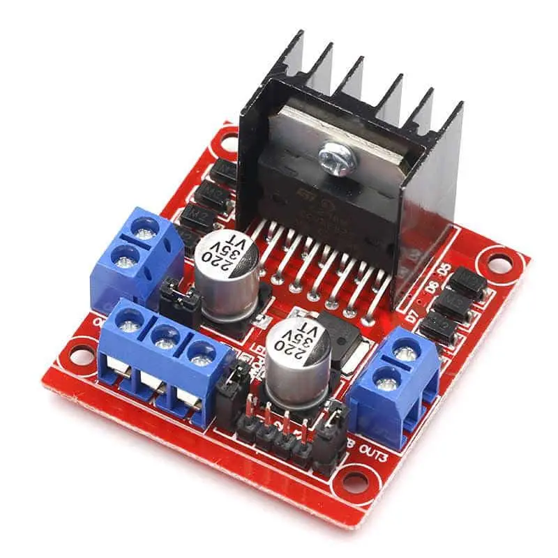 L298N 2A Dual Motor Driver Module with PWM Control