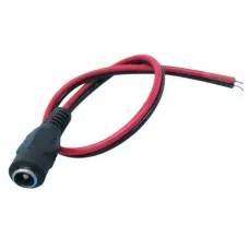 5mm DC Jack Female Connector with Wire