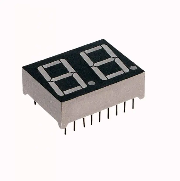 0.56 inch Red 2 Digit 7 Segment LED Display CC 18pin