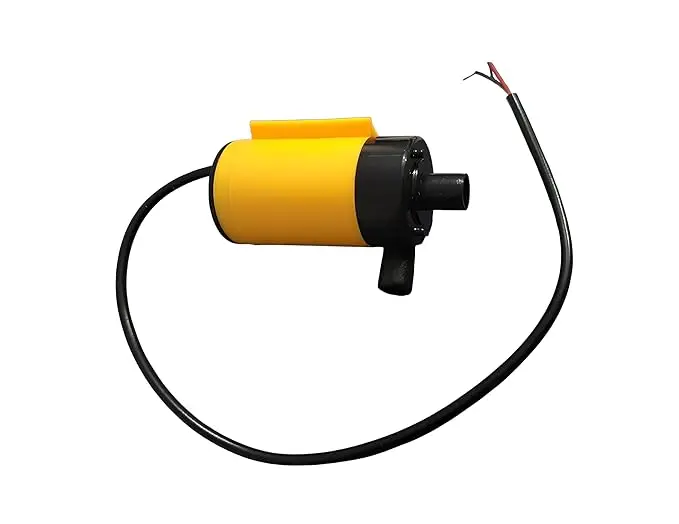 3-6V Yellow-Black Dual Nozzle Mini Water Pump DC