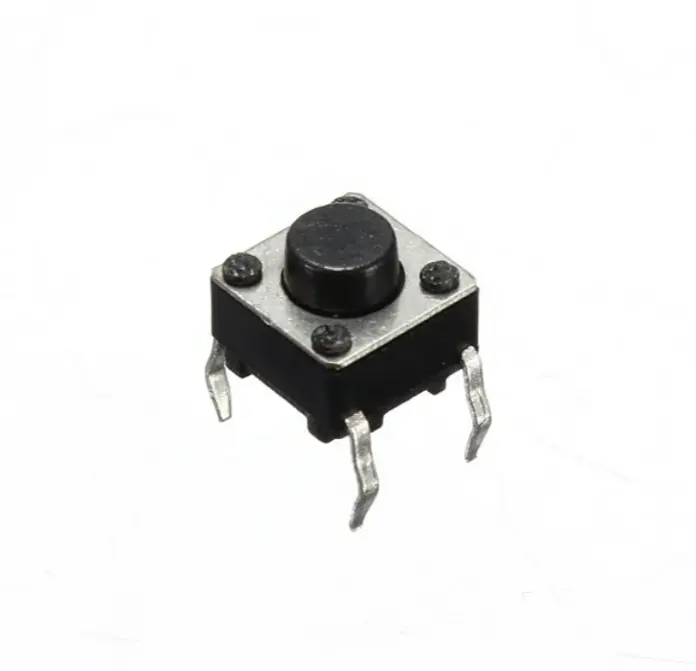 4 Pin Tactile Push Button Switch 6x6x5 mm (Pack of 3)