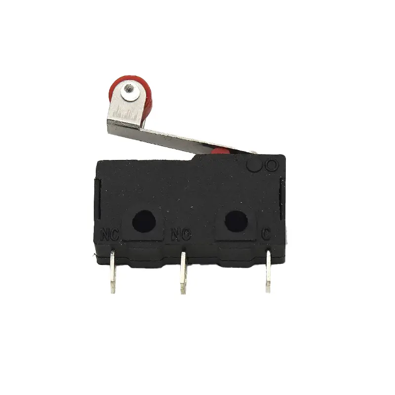 TACT SWITCH KW11-3Z 5A 250V Micro Switch Round Handle 3 Pin N/O N/C for 3D Printers