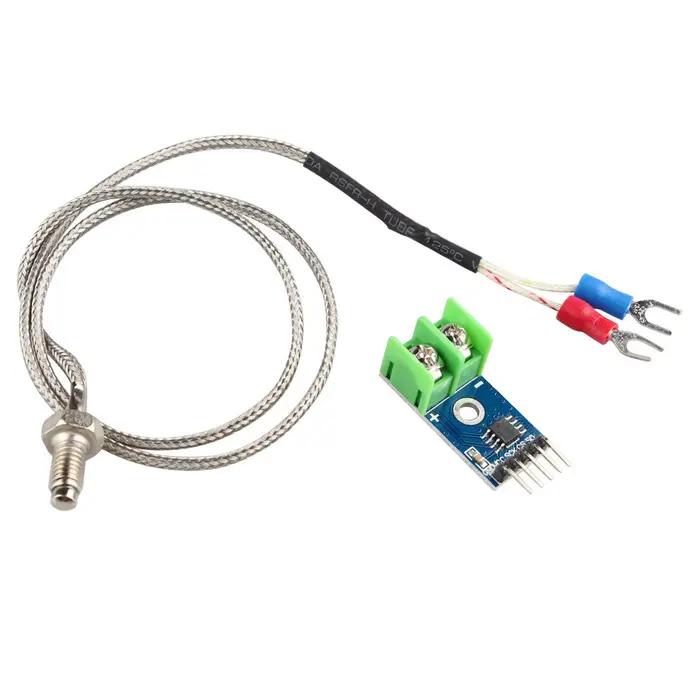 MAX6675 Module + K Type Thermocouple Sensor Measures 1024°C Temperature